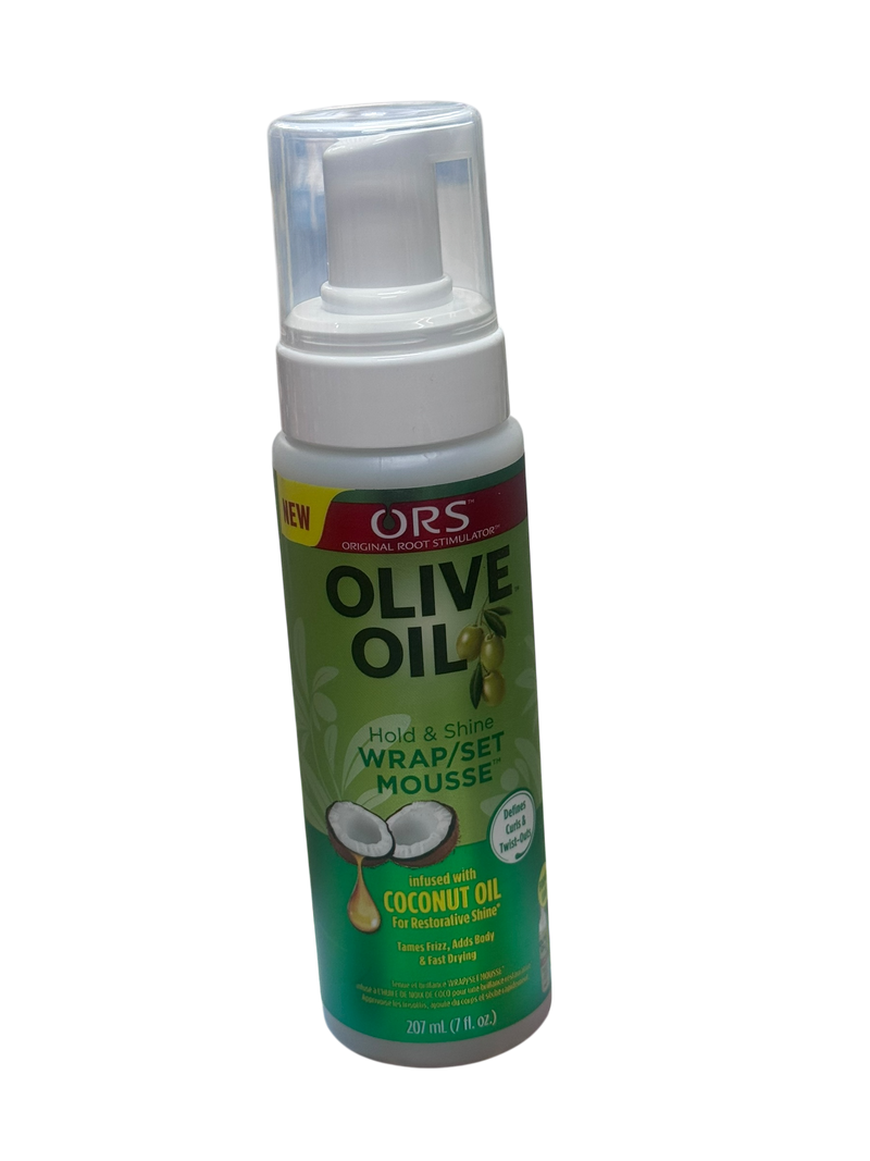 Ors coconut oil hold and shine wrap/set mouse | KisyBraidCreations-store