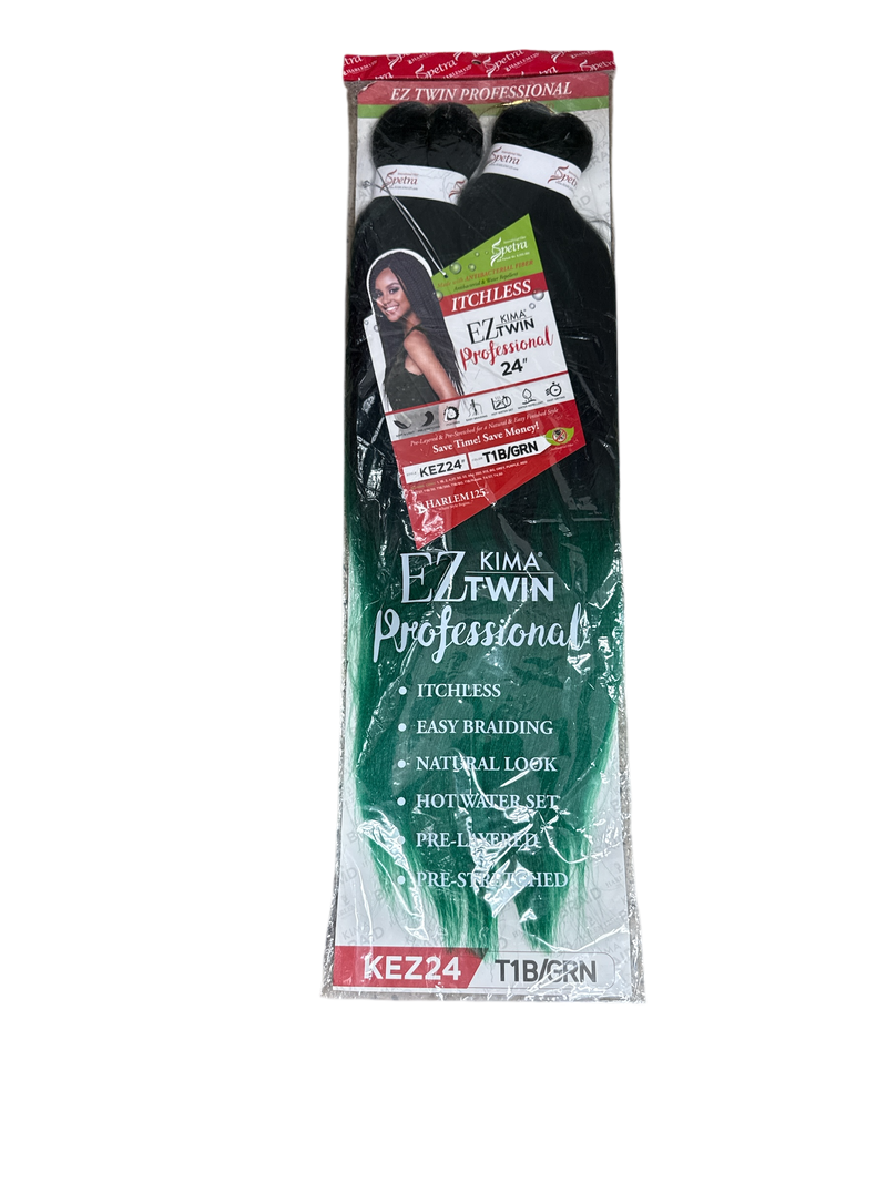 キネマ　kinema mohair hair band Dark Green新品 Kima EZ Twin - Synthetic Braiding Hair | KisyBraidCreations-store